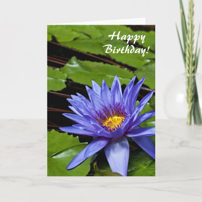 Tarjeta de cumpleaños feliz (Anverso)