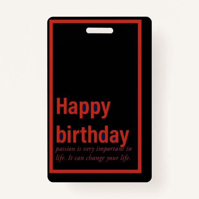 tarjeta de cumpleaños feliz (Anverso)