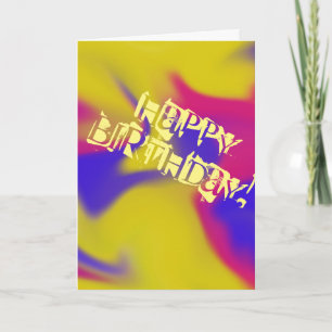 Tarjeta de cumpleaños feliz