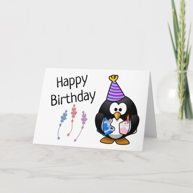 Tarjeta de cumpleaños feliz (Anverso)