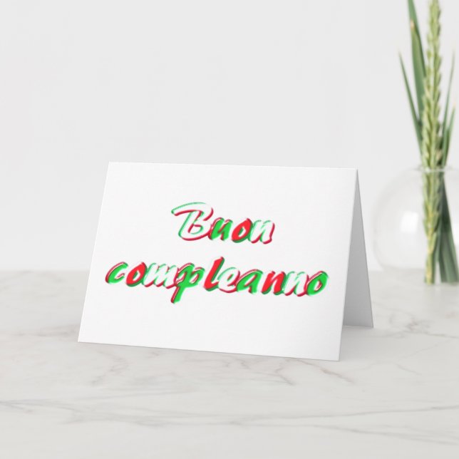 Tarjeta de cumpleaños feliz (Anverso)
