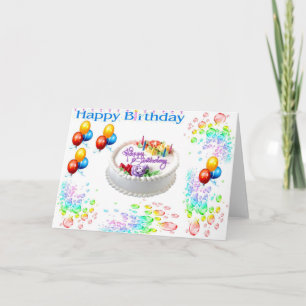 Tarjeta de cumpleaños feliz