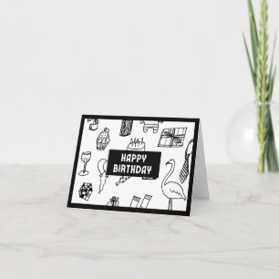 Tarjeta de cumpleaños feliz
