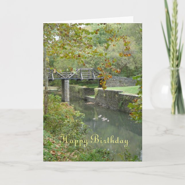 Tarjeta de cumpleaños feliz (Anverso)