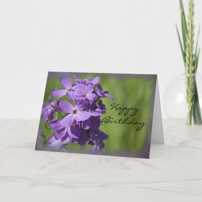 Tarjeta de cumpleaños feliz (Anverso)