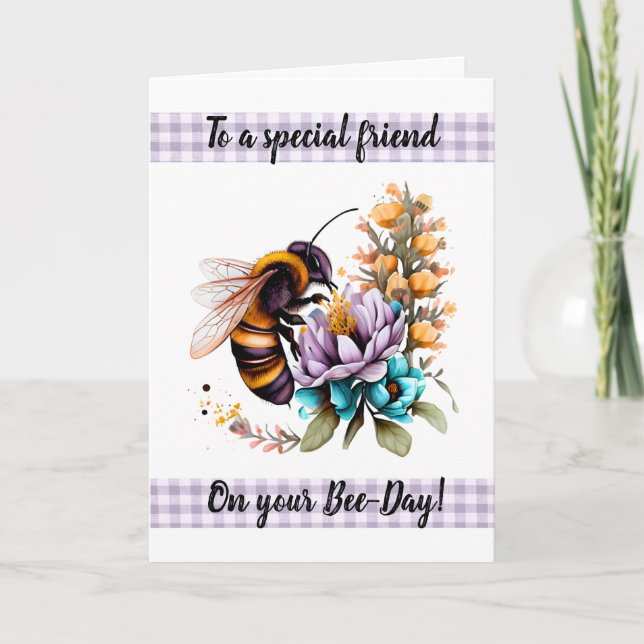 Tarjeta de cumpleaños feliz (Anverso)