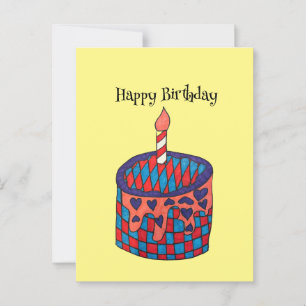 Tarjeta de cumpleaños feliz