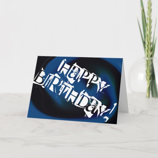 Tarjeta de cumpleaños feliz (Anverso)