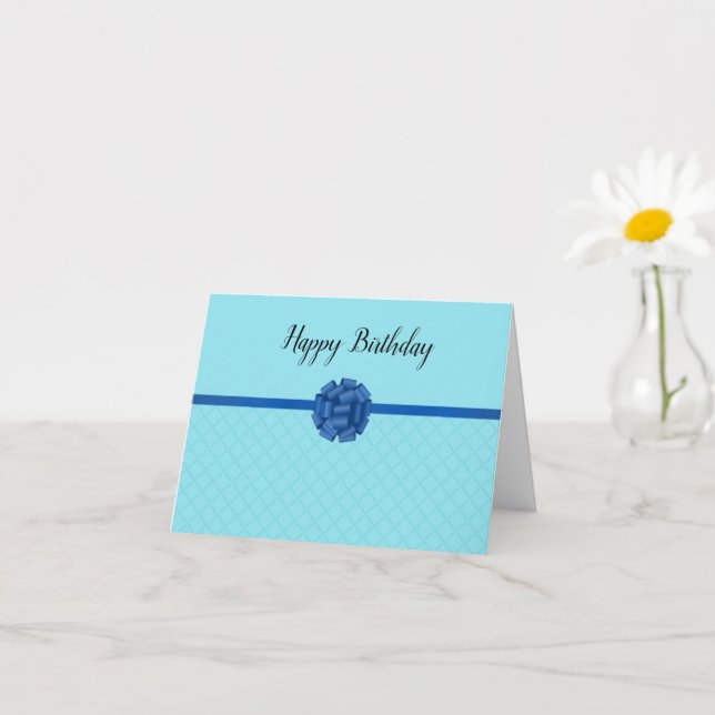 Tarjeta de cumpleaños feliz (Planta pequeña)