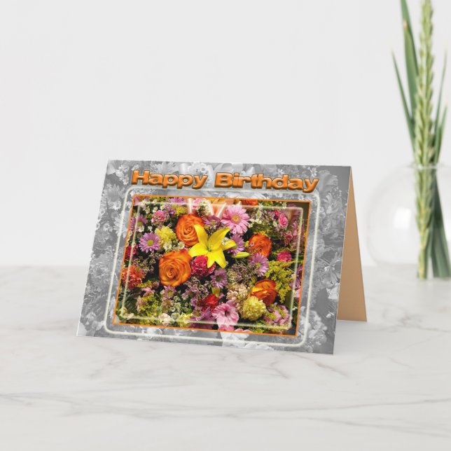 Tarjeta de cumpleaños feliz (Anverso)