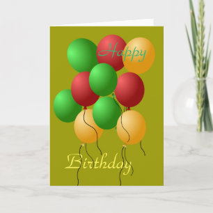 Tarjeta de cumpleaños feliz