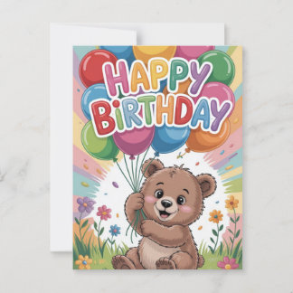 Tarjeta de cumpleaños feliz