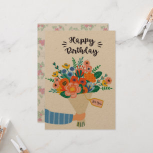 Tarjeta de cumpleaños feliz