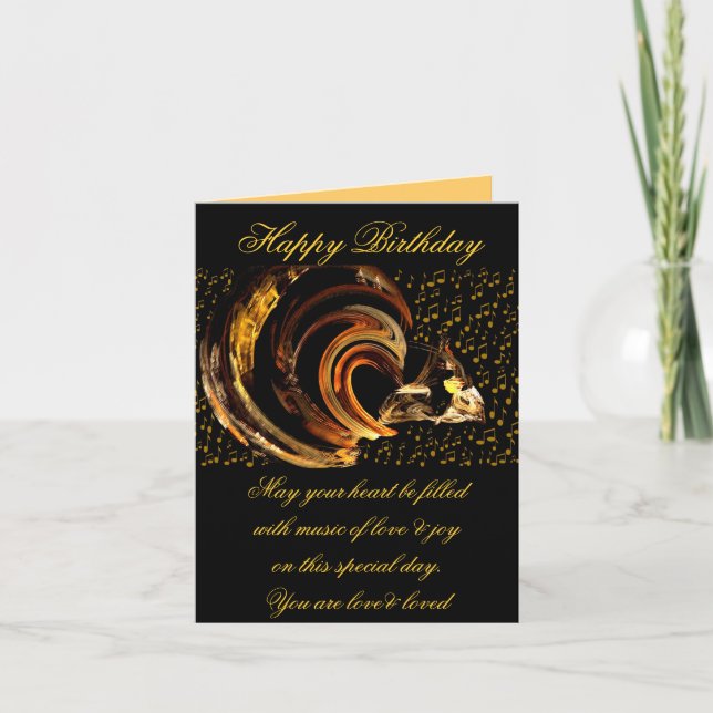 Tarjeta de cumpleaños feliz (Anverso)
