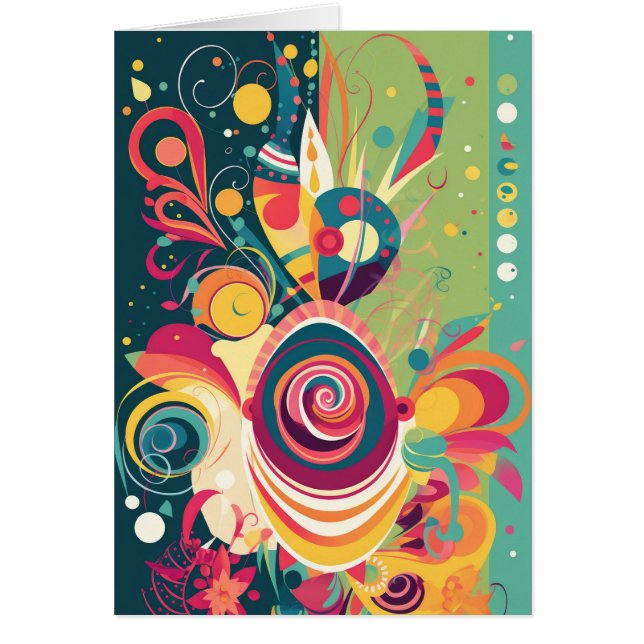 Tarjeta de cumpleaños feliz (Frente)