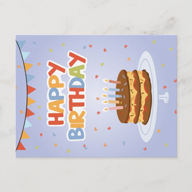 Tarjeta de cumpleaños feliz (Anverso)