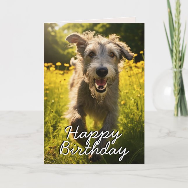 Tarjeta de cumpleaños feliz al personalizado irlan (Anverso)