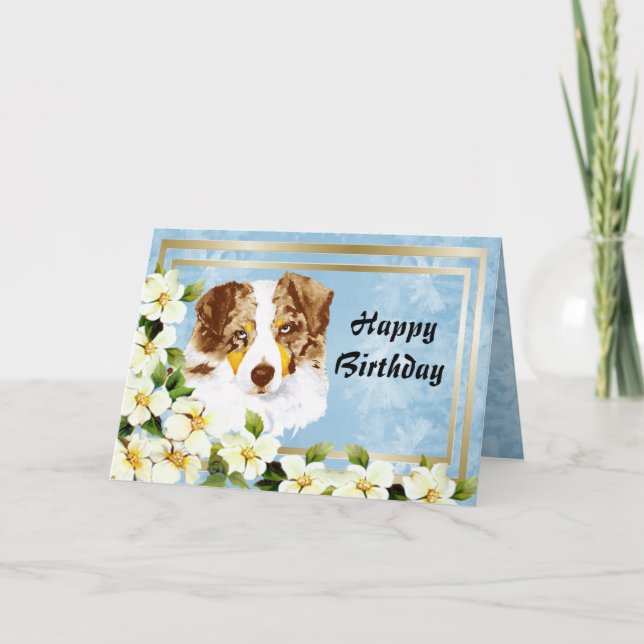 Tarjeta de cumpleaños feliz al Personalizado pasto (Anverso)