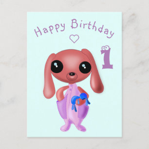 Tarjeta de cumpleaños feliz - Ave divertida - Su e