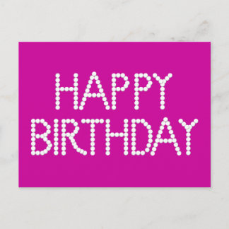 Tarjeta de cumpleaños feliz BonBon Fiesta Rainbow