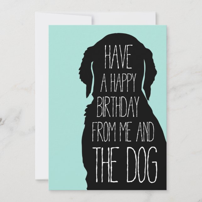 Tarjeta de cumpleaños Feliz cumpleaños de mí y el  (Anverso)