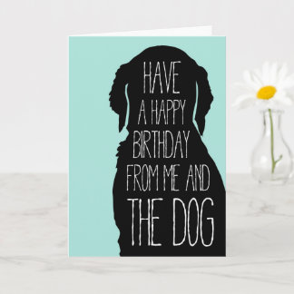 Tarjeta de cumpleaños Feliz cumpleaños de mí y el 