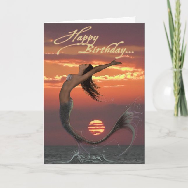 tarjeta de cumpleaños feliz de baile de sol (Anverso)