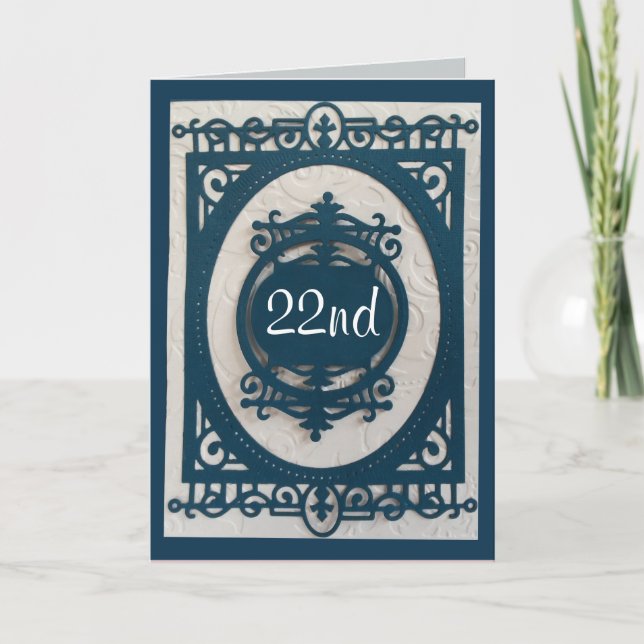 Tarjeta de cumpleaños feliz de defunción creativa  (Anverso)