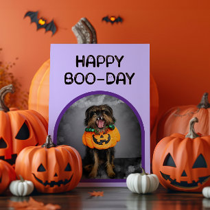 Tarjeta de cumpleaños feliz de Halloween