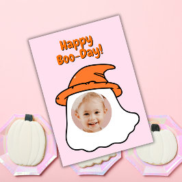 Tarjeta de cumpleaños feliz de Halloween