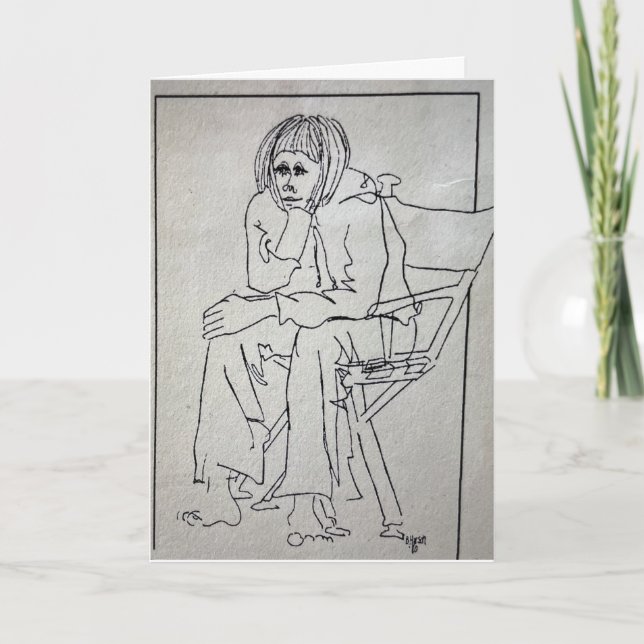 Tarjeta de cumpleaños feliz de hermana española (Anverso)