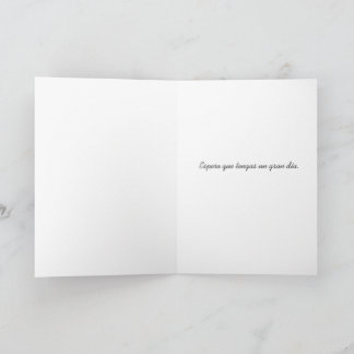 Tarjeta de cumpleaños feliz de hermana española