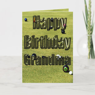 Tarjeta de cumpleaños feliz de los bowling en césp