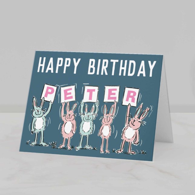 Tarjeta de cumpleaños feliz de nombre de 5 letras (Subido por el creador)