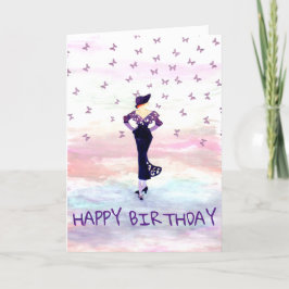 TARJETA DE CUMPLEAÑOS FELIZ DE personalizado