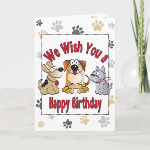 Tarjeta de cumpleaños feliz de Personalizado de pe