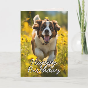 Tarjeta de cumpleaños feliz de personalizado St. B