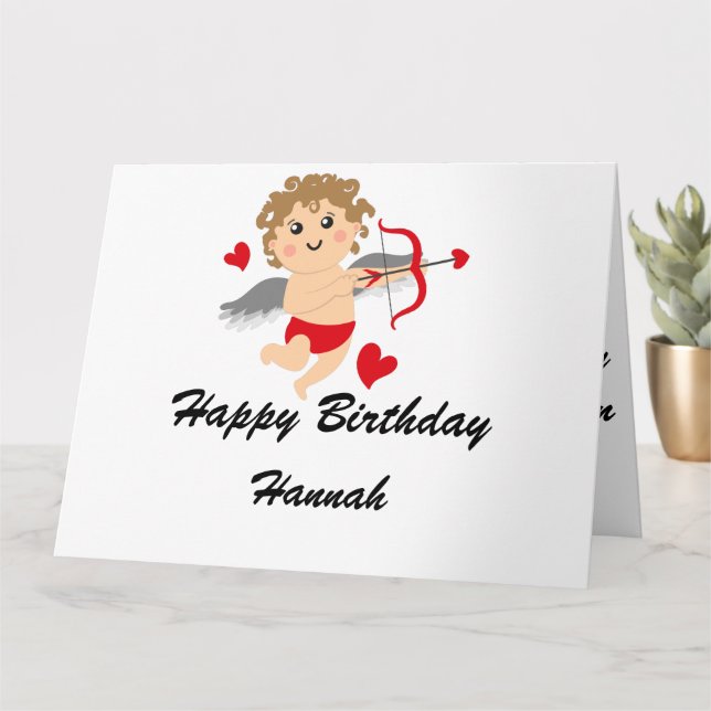 Tarjeta de cumpleaños feliz de Sagittarius (Planta pequeña)