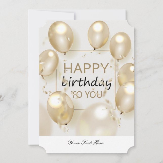 Tarjeta de cumpleaños feliz de StudsGlaze (Anverso)
