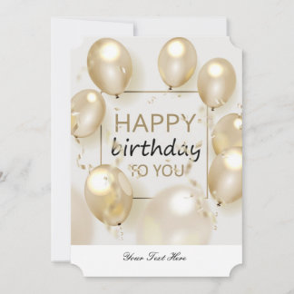 Tarjeta de cumpleaños feliz de StudsGlaze