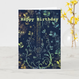 Tarjeta de cumpleaños feliz Guita