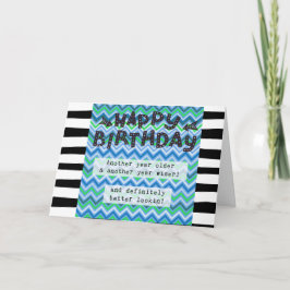 Tarjeta de cumpleaños feliz, humor gracioso