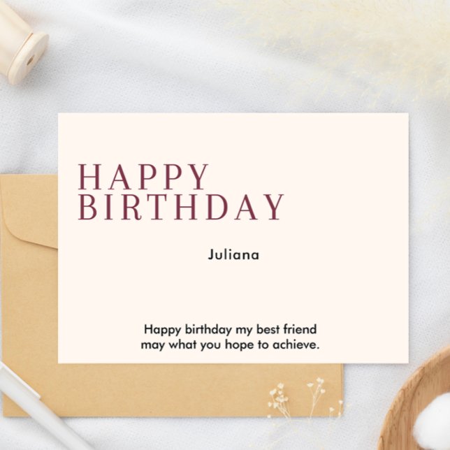 Tarjeta de cumpleaños feliz imprimible (Printable Happy Birthday Card)