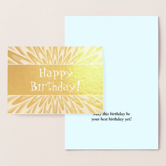 Tarjeta de "cumpleaños feliz" optimista y carismát (Demostración)