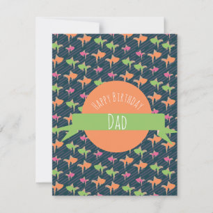 Tarjeta de cumpleaños feliz papá padre abuelo de p