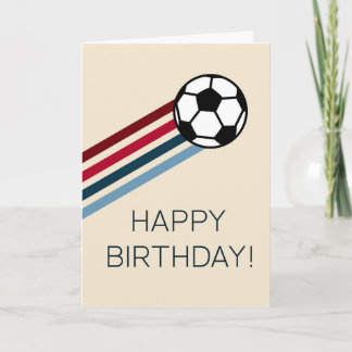 Tarjeta de cumpleaños feliz para él para fanático