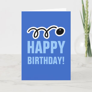 Tarjeta de cumpleaños feliz para jugador de squash