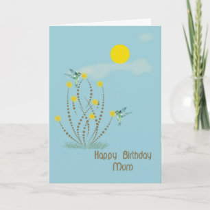 Tarjeta de cumpleaños feliz para la Mamá con Hummi