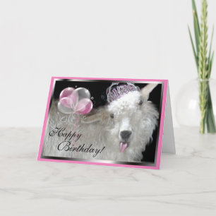 Tarjeta de cumpleaños feliz para la princesa de ca