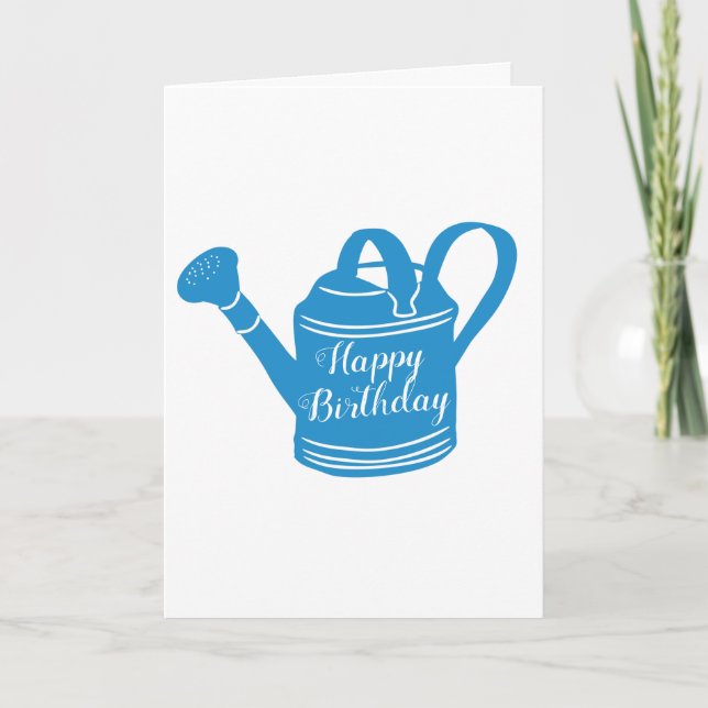 Tarjeta de cumpleaños feliz para los jardineros (Anverso)